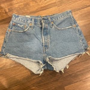 Levi button down shorts